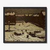 Suburb in Snowy Weather by Václav Malý - thumbnail_1_bf_67434359faa684e1cf4ba59d